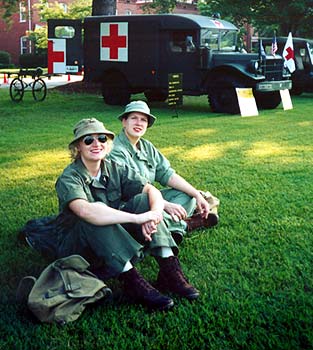 Robin and Stephanie - WW2 Nurses